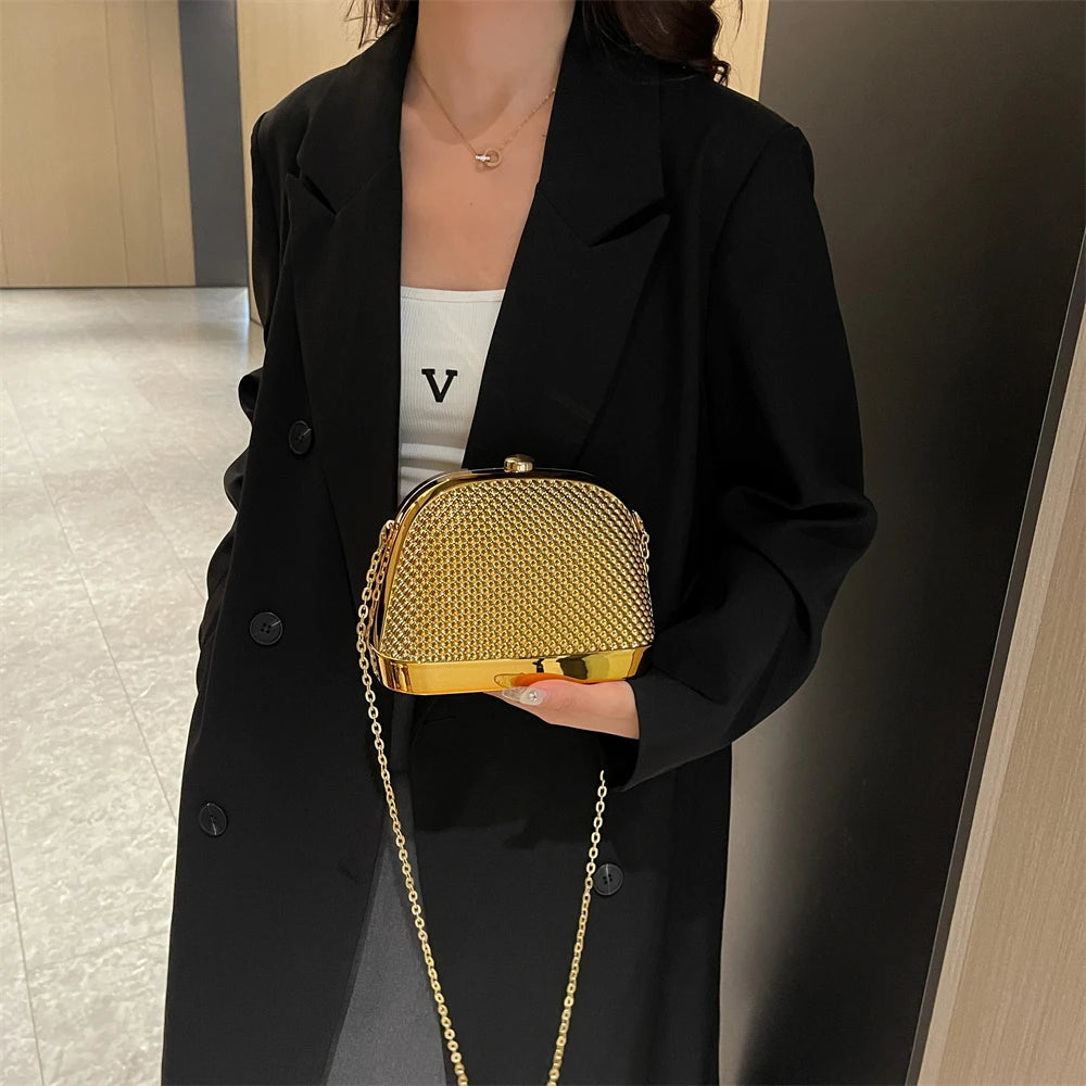 sac de luxe femme marque célèbre sac mariage sac soirée femme MOODS arc-en-ciel couleur luxe sacs de soirée pour les femmes élégantes dîner de mariage acrylique chaîne épaule bandoulière coquille sac 2025
