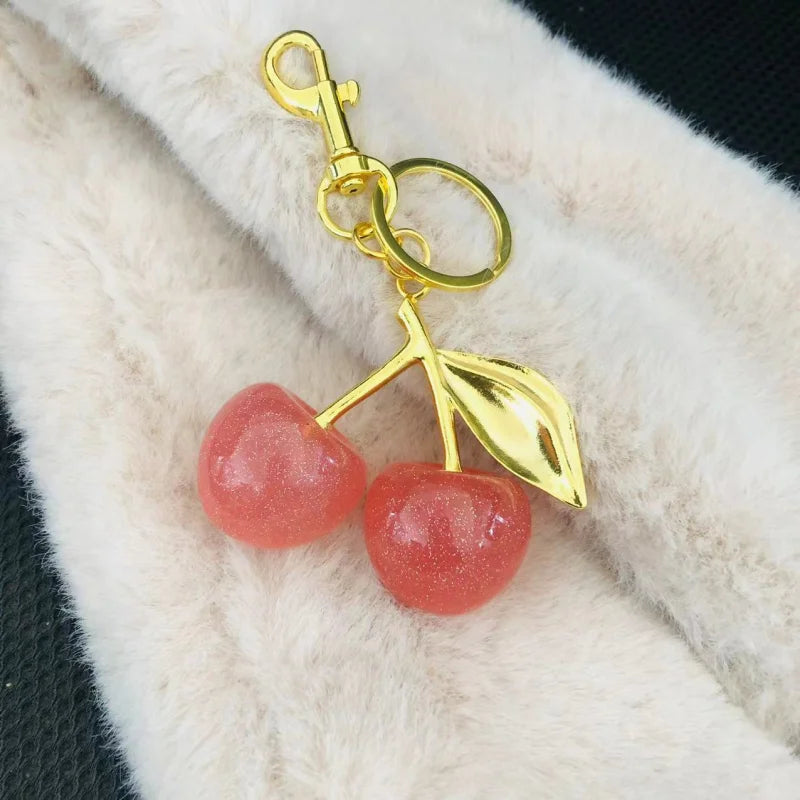 Porte clé cerise