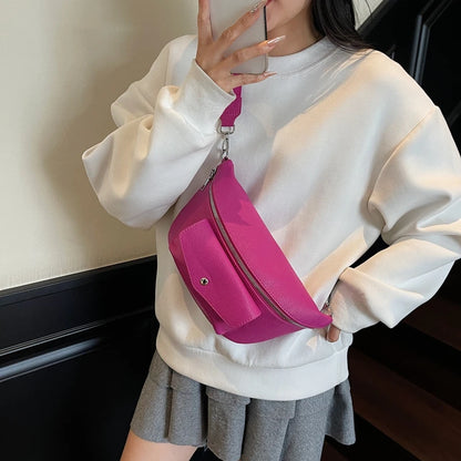 Sac banane avec poche devant