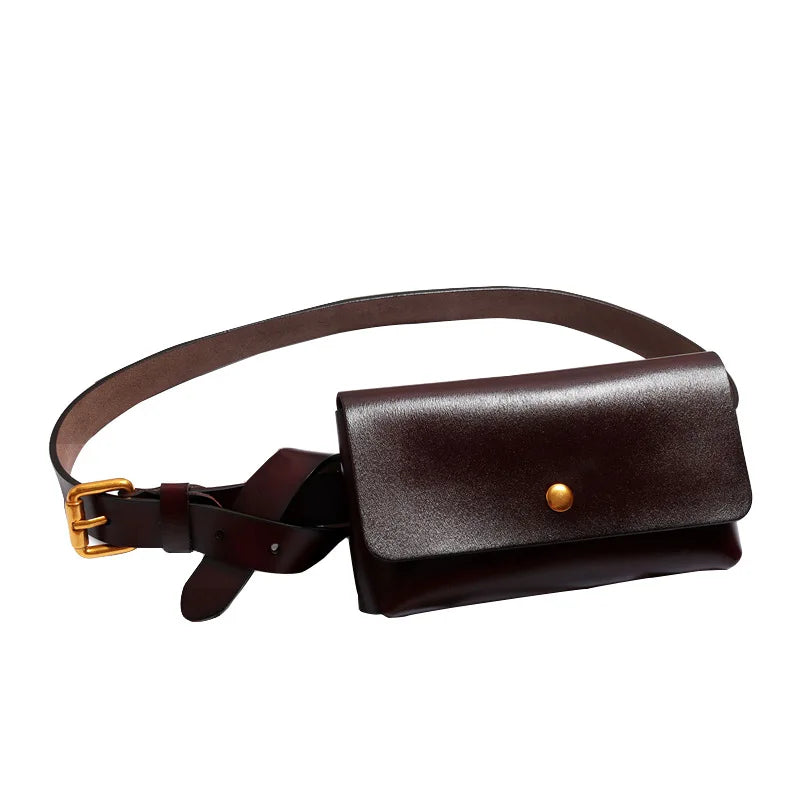 Pochette ceinture cuir