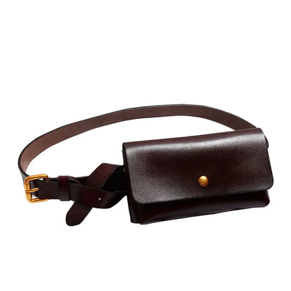 Pochette ceinture cuir