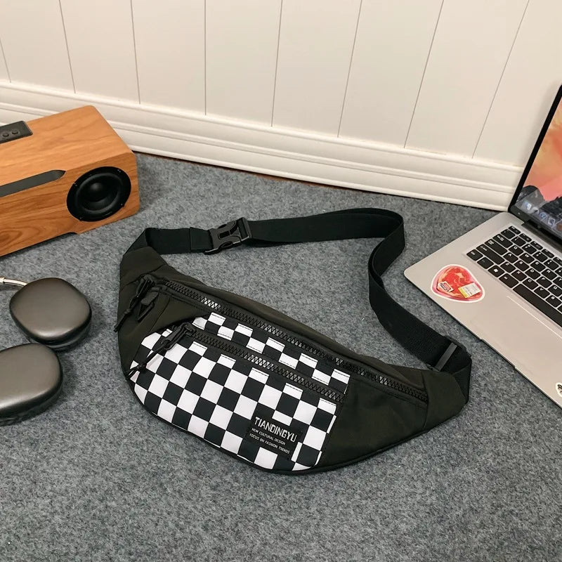 Sac banane damier