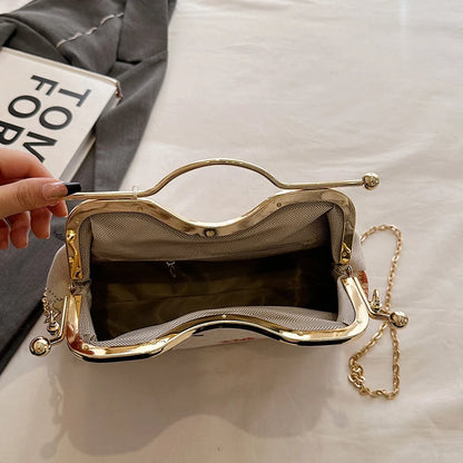 JOinitied-Pochette à franges vintage pour femme, sac à main de luxe, sacs à bandoulière, sac à main de soirée, mariée, mariage, mode