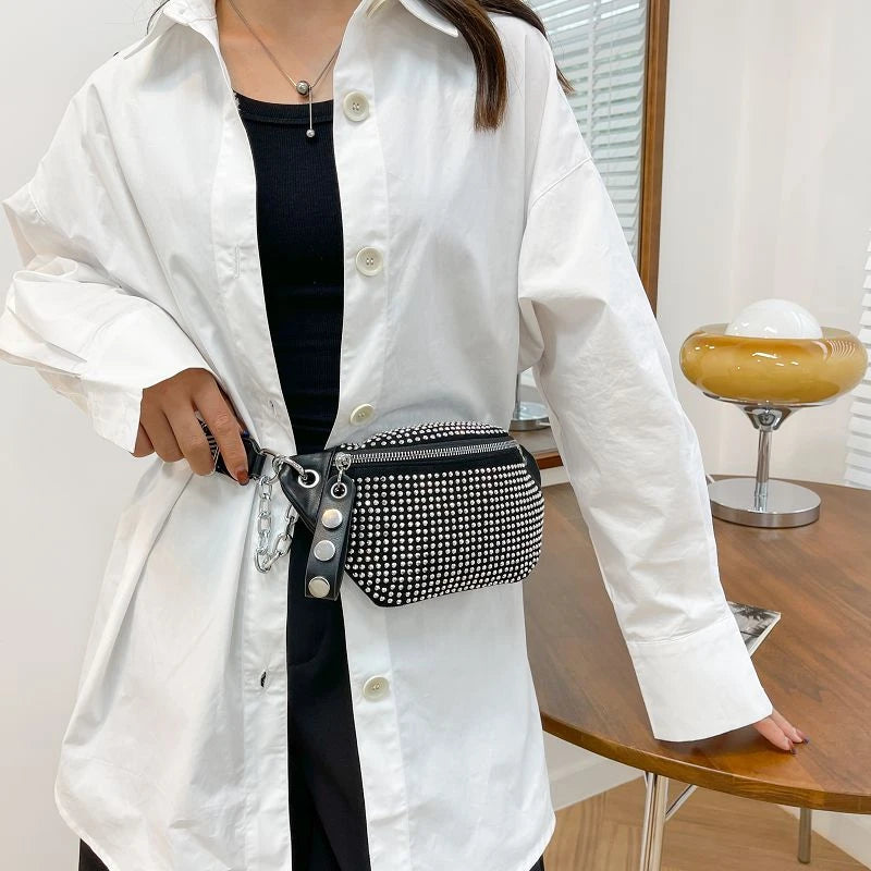 Sac banane clouté femme
