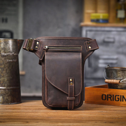 Sac banane bandoulière en cuir