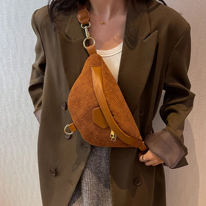 Sac bandoulière velours
