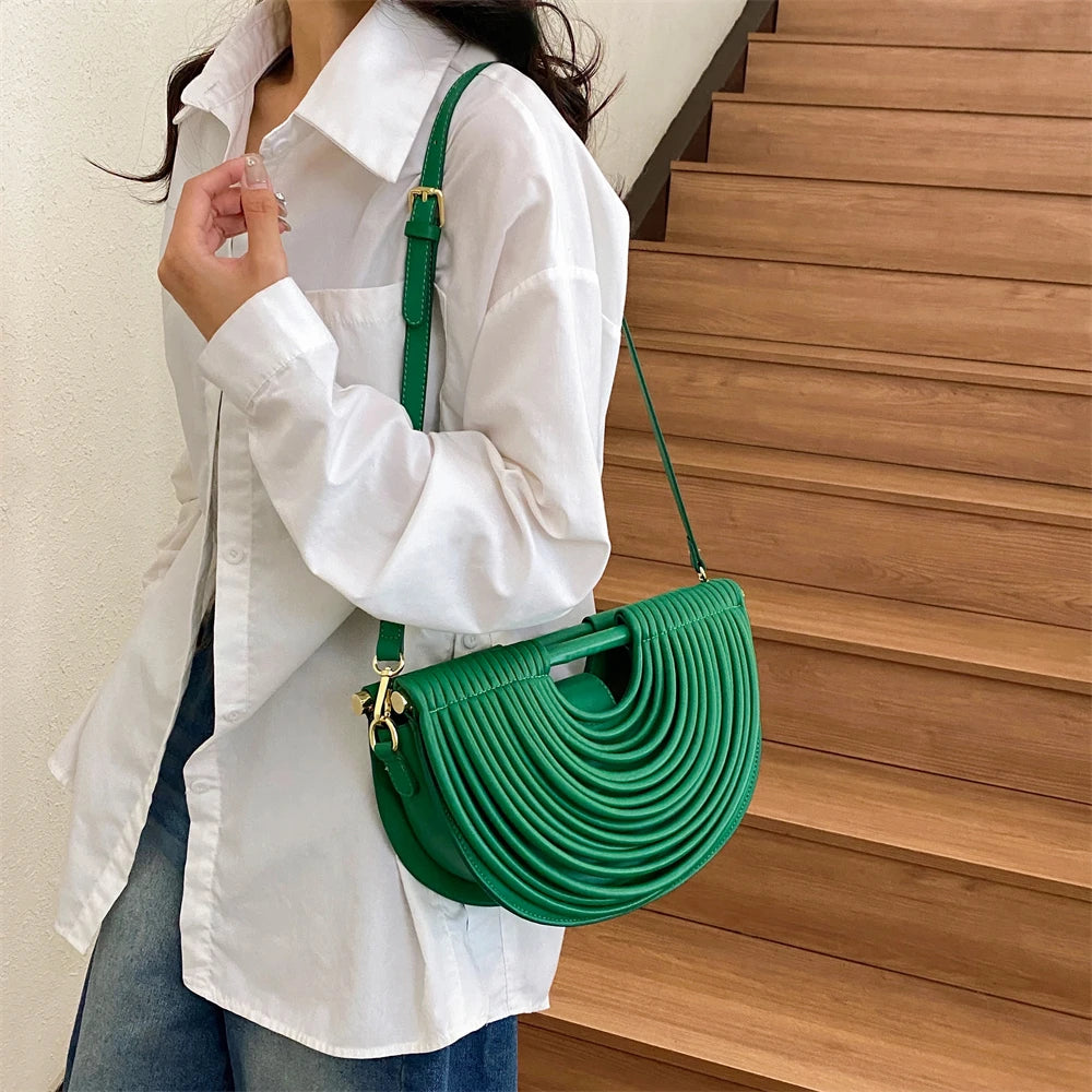 Sac demi-lune luxe