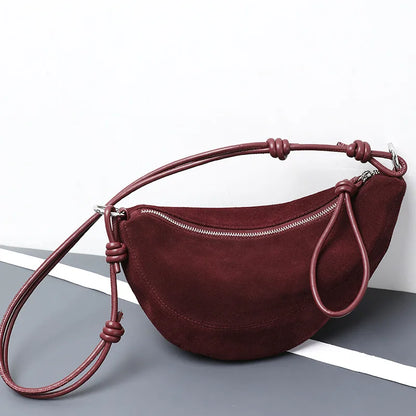 Sac cuir demi-lune