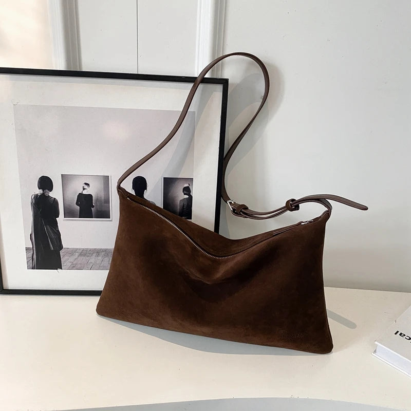 sac a mains femme sac bandouillère femme Sacs à bandoulière vintage pour femmes, sac messager en daim souple, sac Hobo, grande capacité, sacs à main de créateur de luxe, fourre-tout initiés, mode 2024