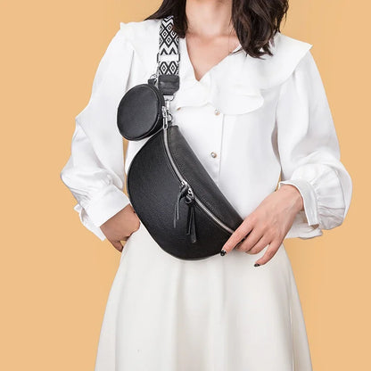 Sac banane xl femme cuir