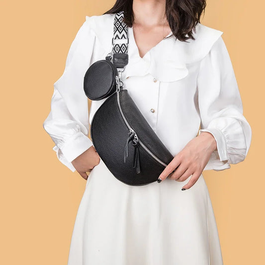 Sac banane xl femme cuir