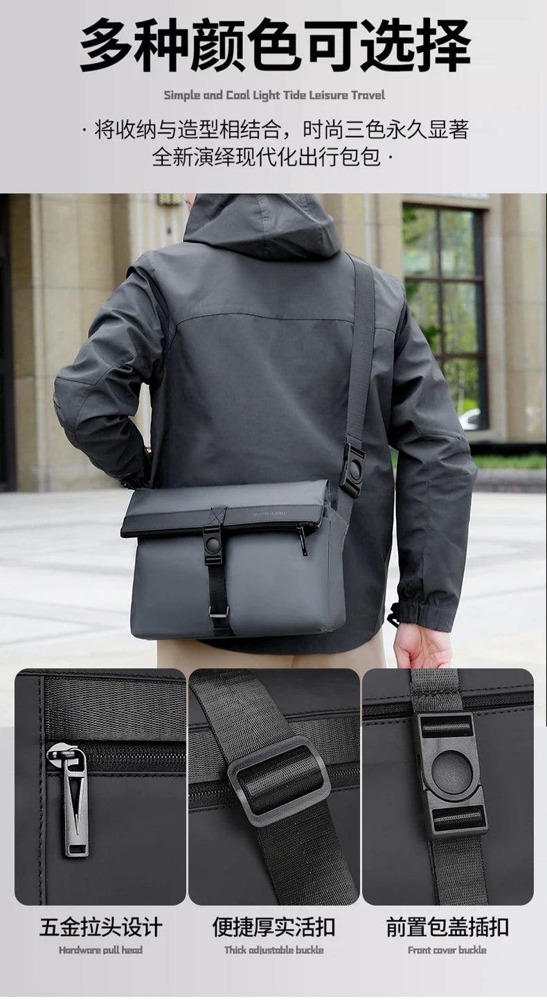 Oxford Messenger Hobos Sac à main pour homme, sac à main pour homme, haute qualité, mince, grande capacité, initié