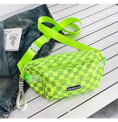 Sac banane fluo