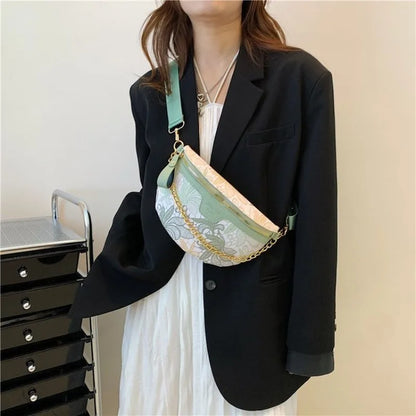 Sac banane fleuri