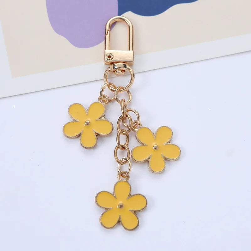 Porte clé fleur