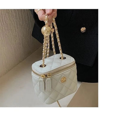 Nouveau Mini matelassé chaîne diamant à carreaux femmes sac à bandoulière mode Mini sac à main en cuir PU femme une épaule petit sac