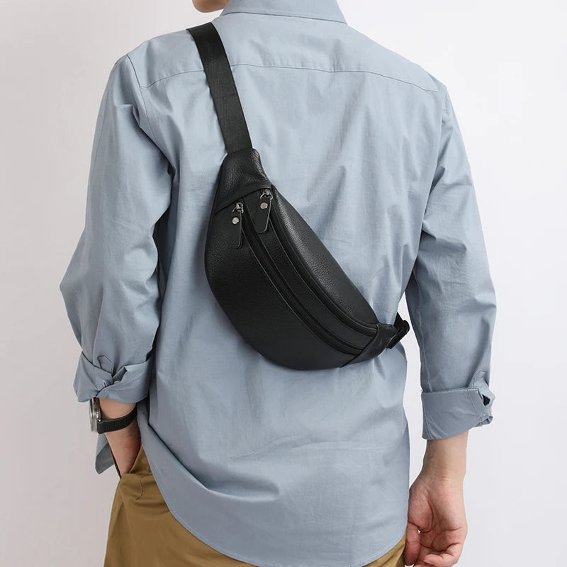 Sac banane double poche