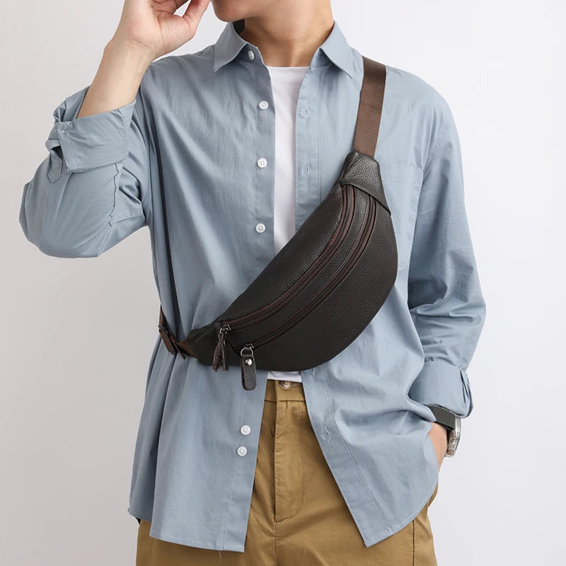 Sac banane double poche