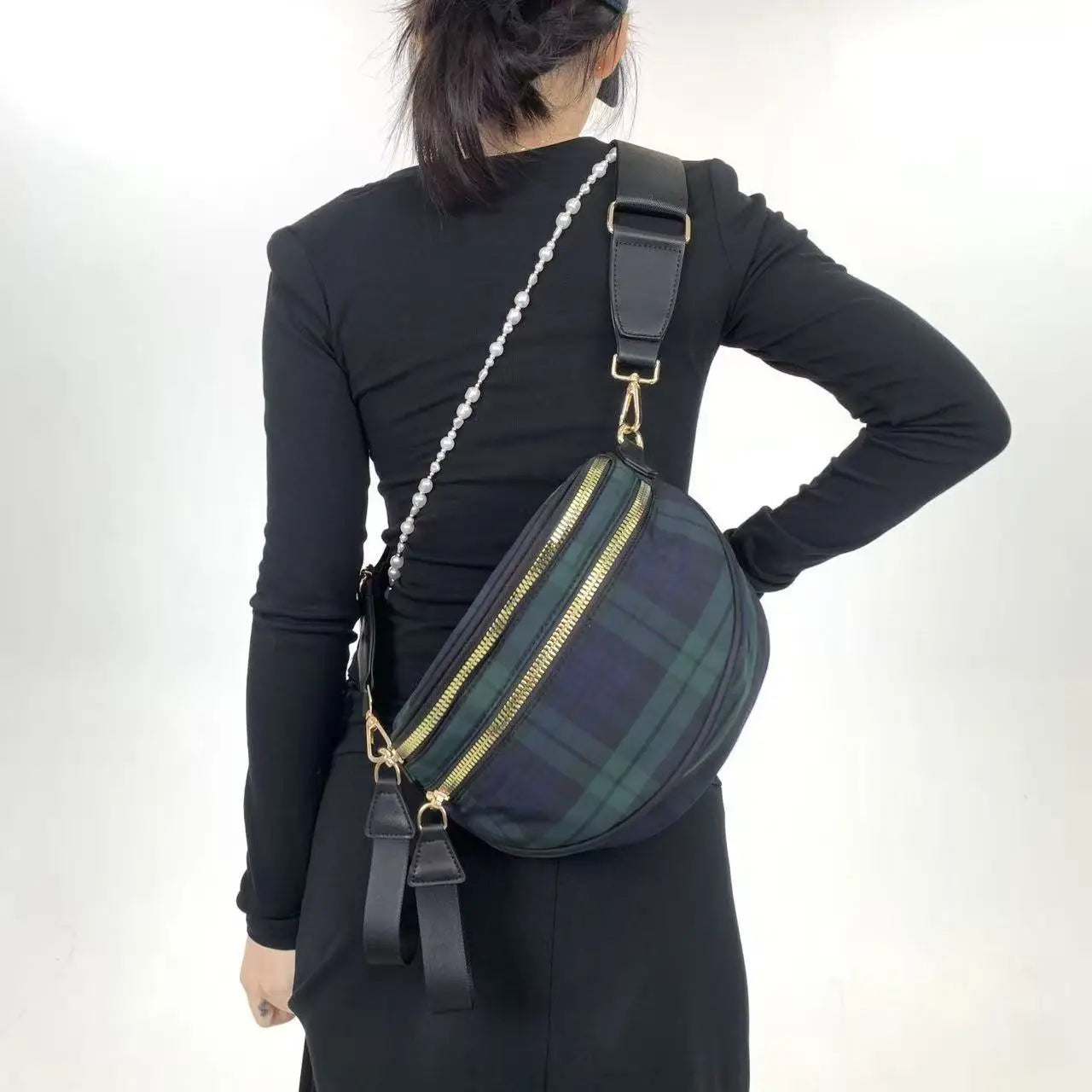 Sac banane bleu marine