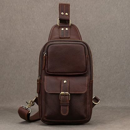 Sac banane homme en cuir