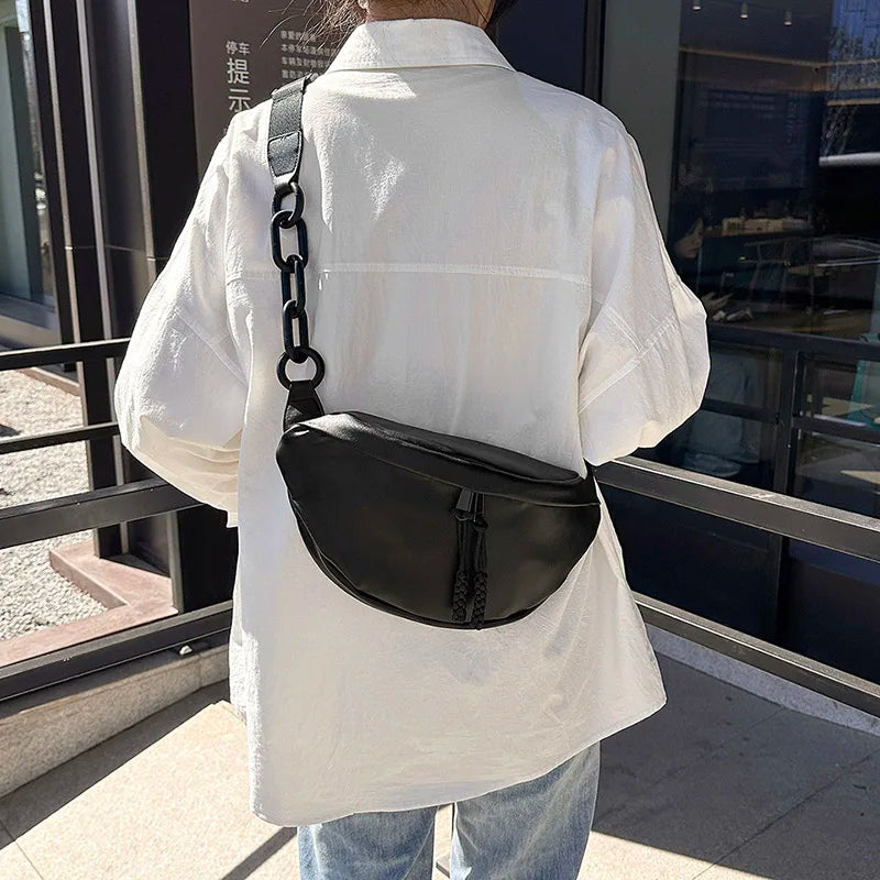 Sac banane femme noir