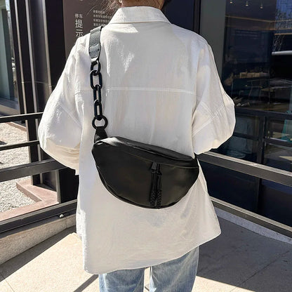 Sac banane femme noir