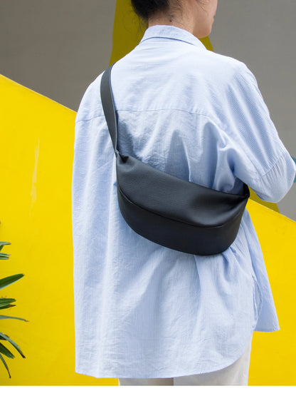 Sac à main banane cuir