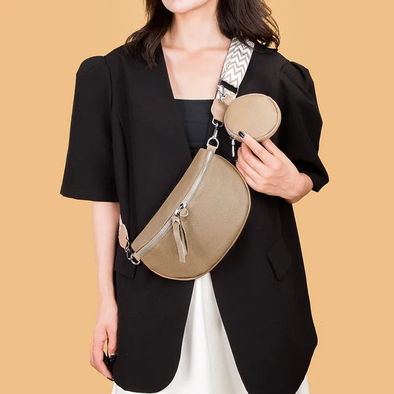 Sac banane xl femme cuir