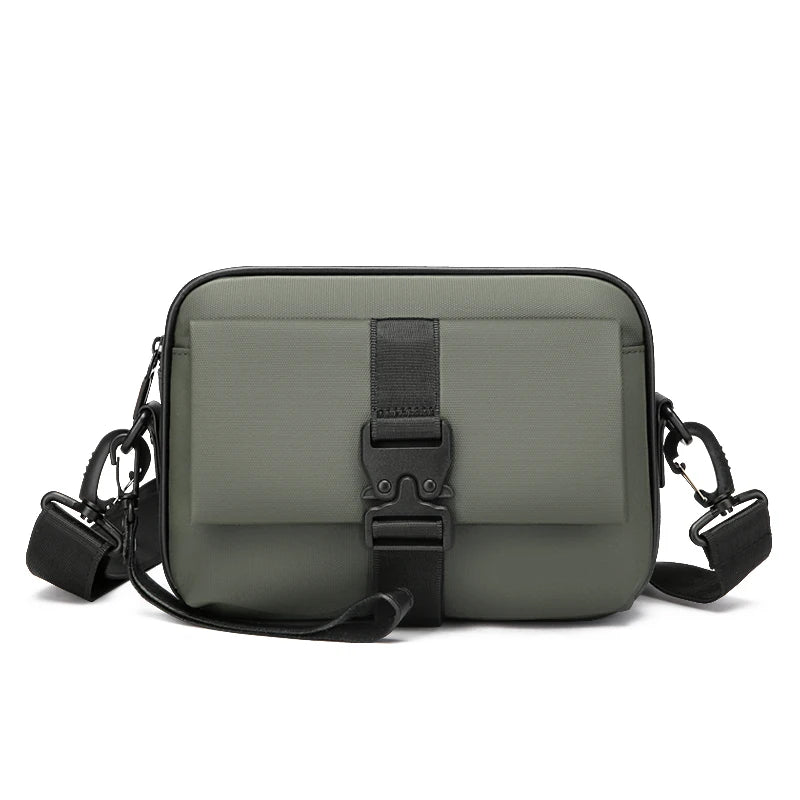 Sac à bandoulière en cuir PU souple pour hommes, petit sac à main décontracté de bonne qualité, pochette de jour