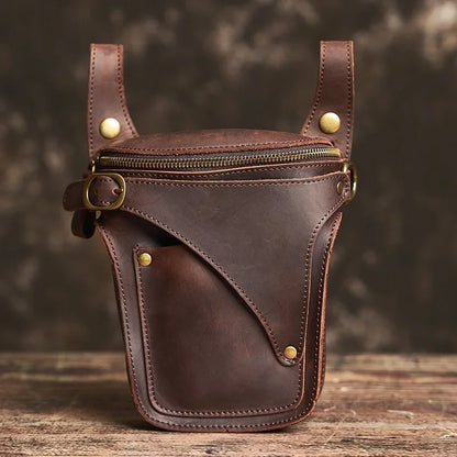 Pochette ceinture homme cuir