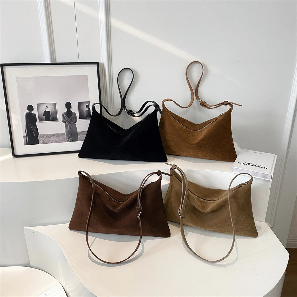 sac a mains femme sac bandouillère femme Sacs à bandoulière vintage pour femmes, sac messager en daim souple, sac Hobo, grande capacité, sacs à main de créateur de luxe, fourre-tout initiés, mode 2024