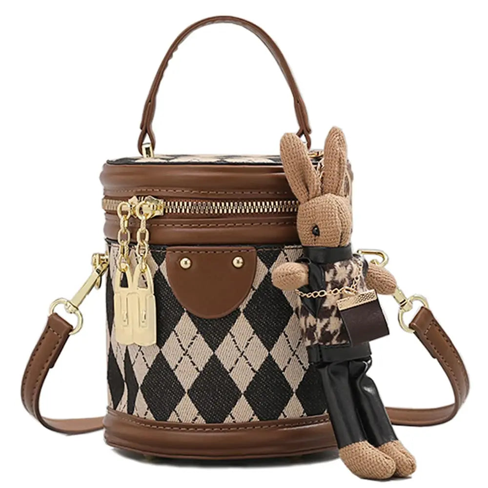 Sac à main de luxe en cuir pour femmes, petits sacs à main avec fermeture éclair, seau à bandoulière, pendentif, nouvelle tendance 2023