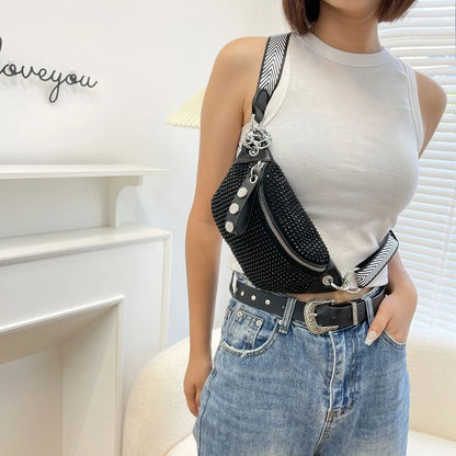 Sac banane clouté femme