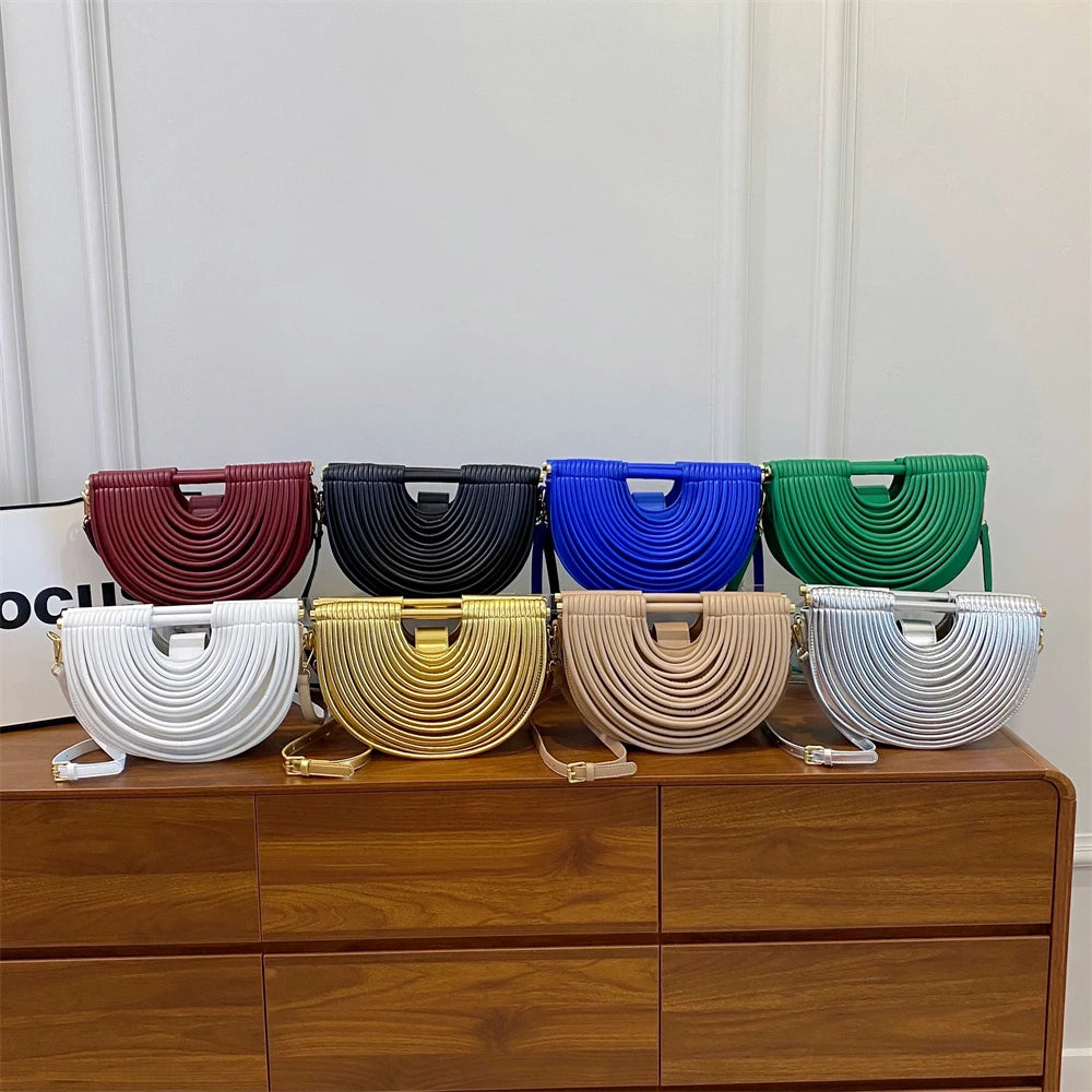 Sac demi-lune luxe