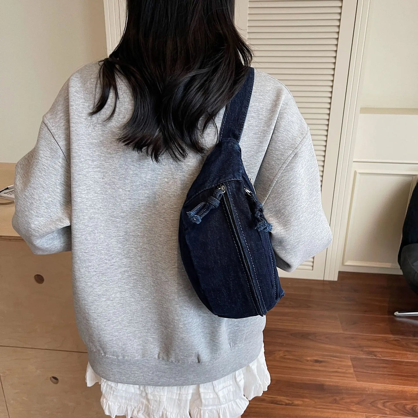 Sac banane jean