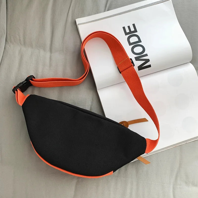 Sac banane tissu