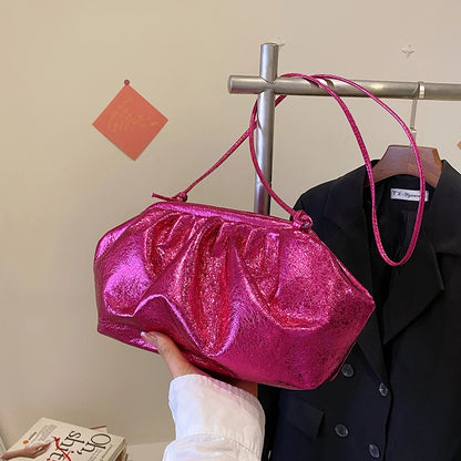 MOODS-Pochettes de soirée dorées pour femmes, sac à bandoulière, sac nuage, sacs à main de créateurs de luxe, fête de mariage, nouveau, 2024