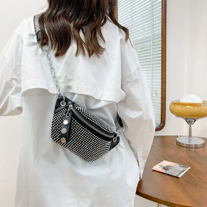Sac banane clouté femme