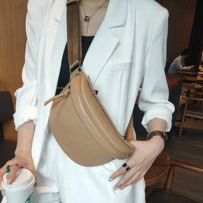 Sac banane cuir luxe