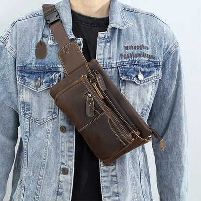 Sac banane avec poches devant