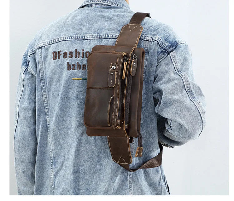 Sac banane avec poches devant