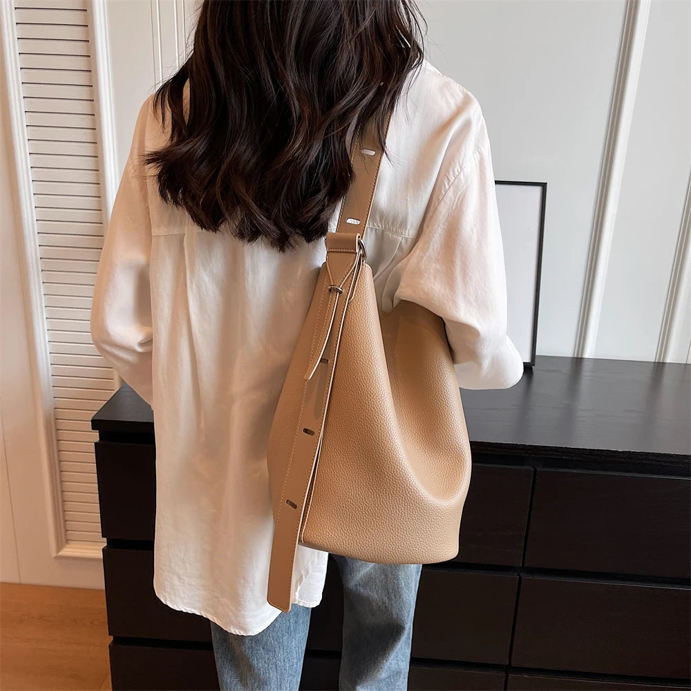 sac de luxe femme sac a maîn femme sacs seau sacs épaule MOODS-Ensembles de sacs rétro initiés pour femmes, fourre-tout 2 en 1, grande capacité, sac à bandoulière, sac à main design, document solide, E27, 2024