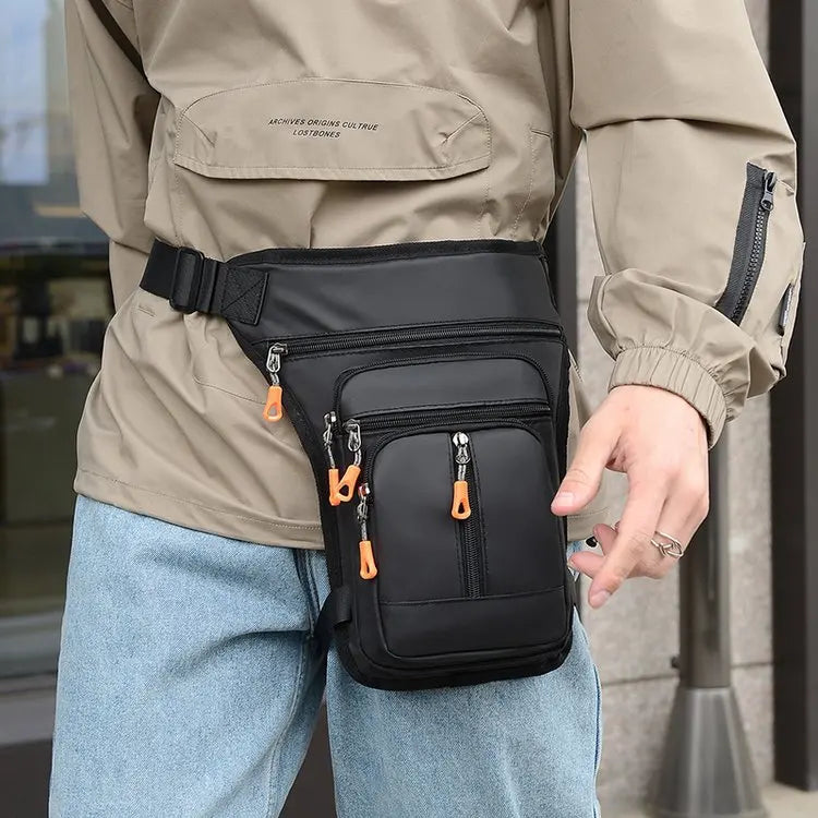 Sac de jambe moto homme