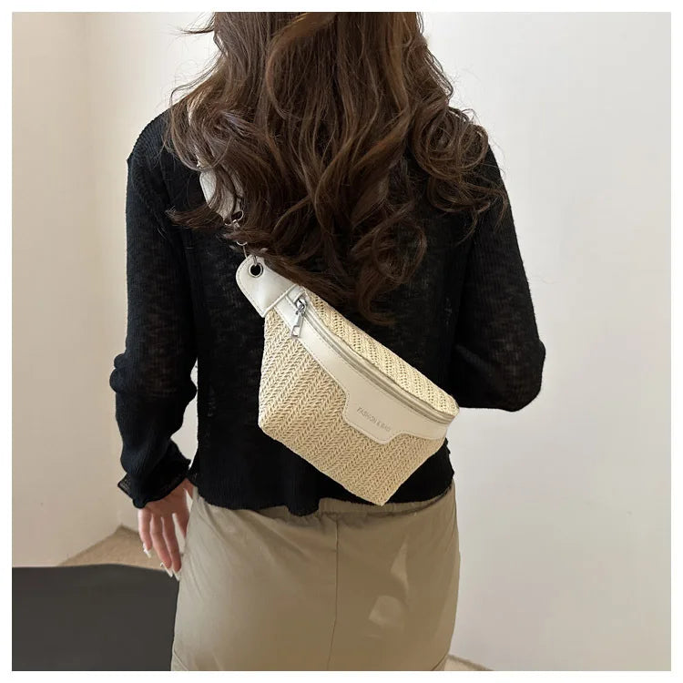 Sac banane paille