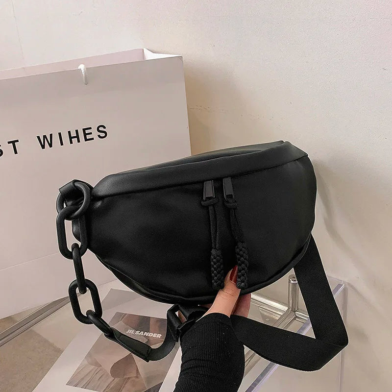 Sac banane femme noir