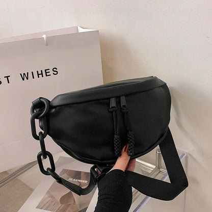 Sac banane femme noir