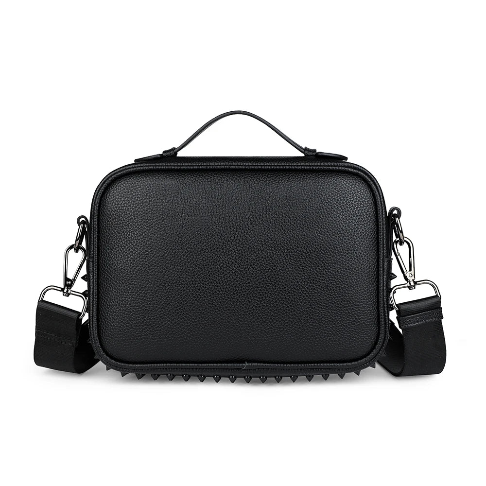 Vintage Rivet Design hommes sacs Sac à bandoulière de haute qualité en cuir PU voyage hommes Sac à bandoulière Style d'affaires hommes Sac à main sacs Sac