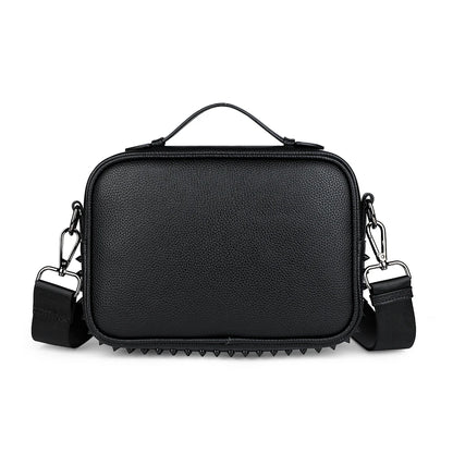 Vintage Rivet Design hommes sacs Sac à bandoulière de haute qualité en cuir PU voyage hommes Sac à bandoulière Style d'affaires hommes Sac à main sacs Sac