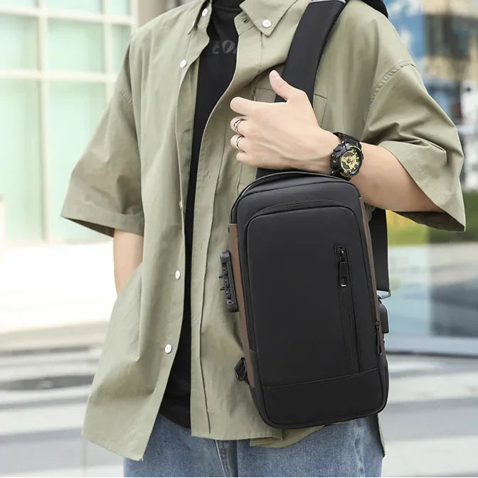 Sac banane antivol homme