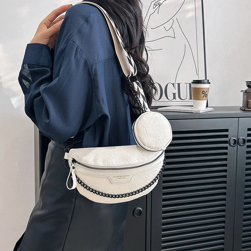 Sac banane femme fleuri
